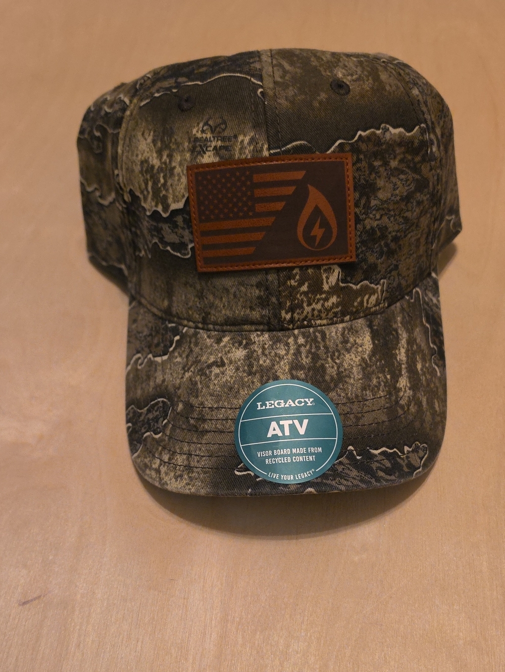 Legacy Camo Patch Baseball Cap - Olive, Brown